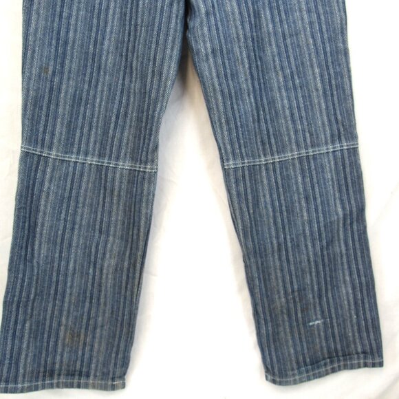 Maurice Malone MO JEANS Textured Denim Hip Hop 90's Blue Jeans RN94517 Size 34 - Picture 6 of 13